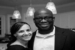 Cindy Stonehouse in Tampa poses with DJ Carl BF Williams