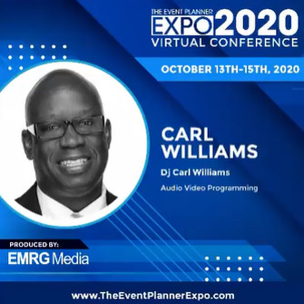 DJ Carl BF Williams speaks at The Event Planner Expo