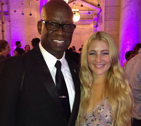Hayley Paige poses with DJ Carl hayley paige dj carl image