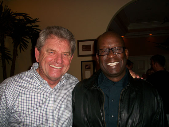 Professional golfer, Nick Price and DJ Carl dj carl nick price image