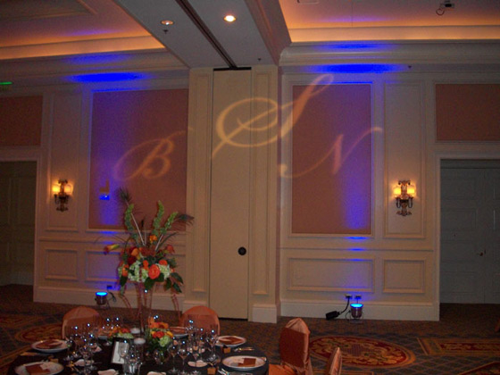 Ritz-Carlton Orlando wedding monogram